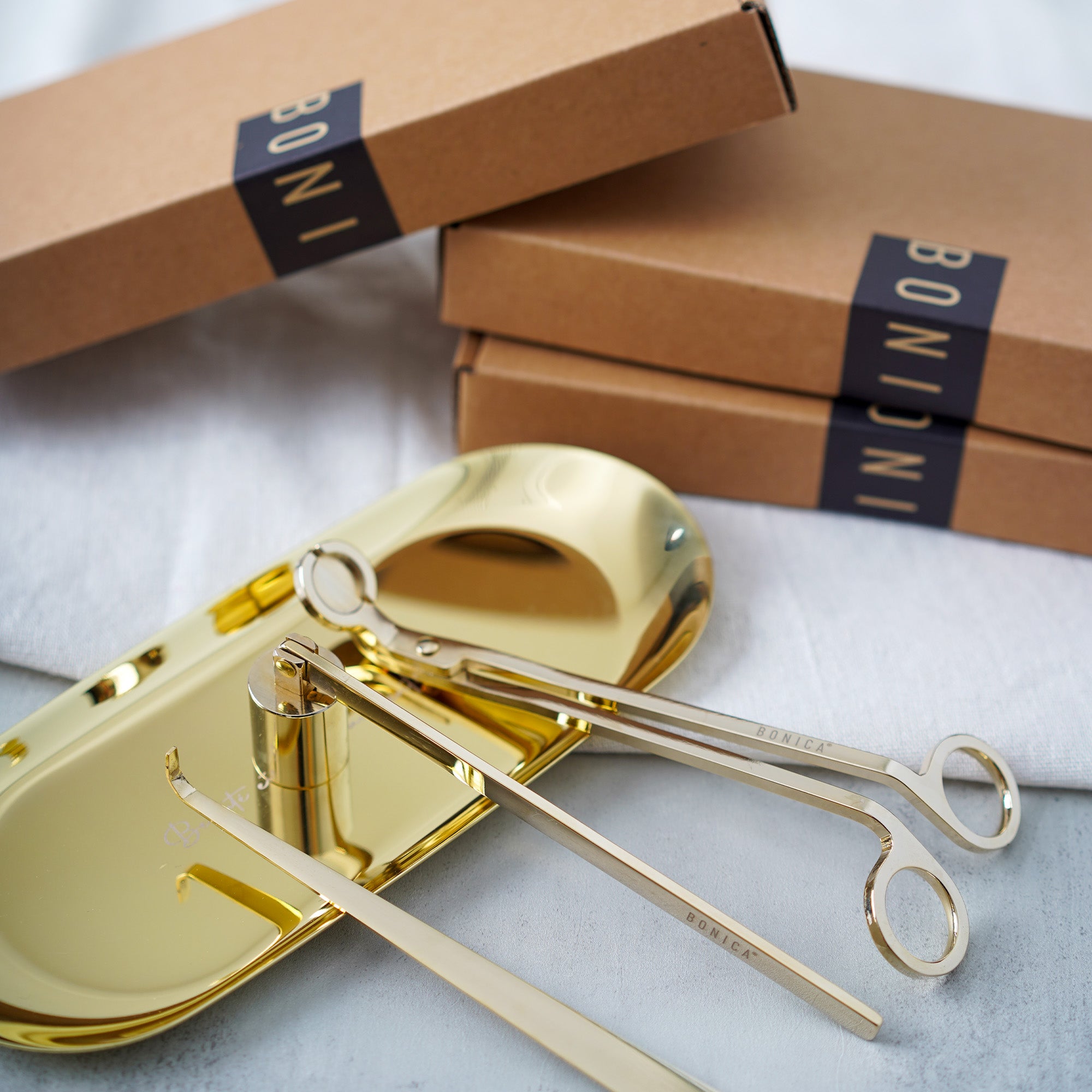 Kit d'entretien pour bougies • Or 