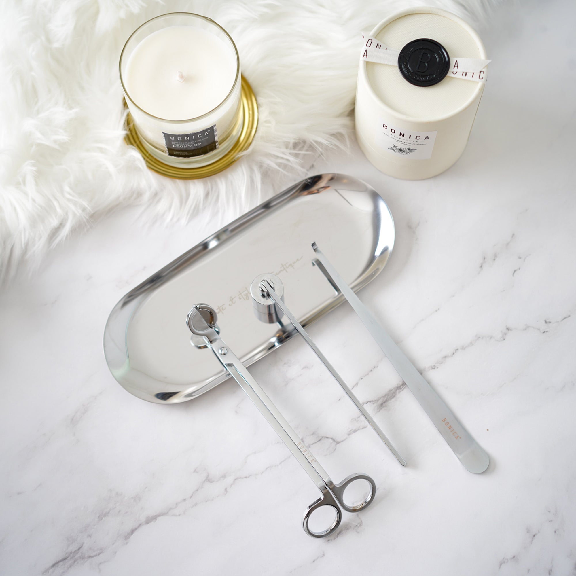 Kit d'entretien pour bougies • Argent